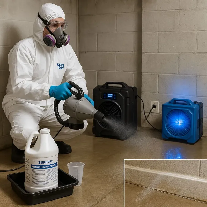 Sanitization and Odor Removal process in Lakeland Highlands, FL